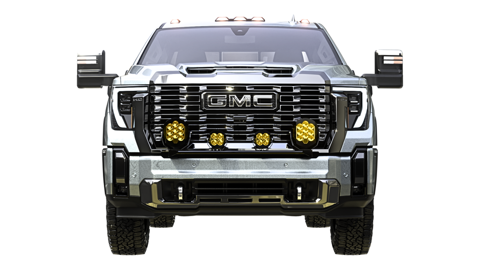 2024 - 2025 GMC SIERRA HD WIDE FORMAT FRONT BUMPER LIGHT BAR