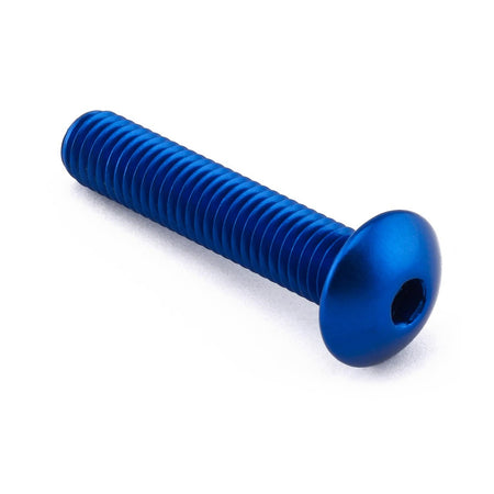 Custom anodized blue bolts and washers. Replacement hardware for rusty jeep bolts. 