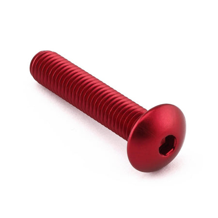 Custom anodized red bolts and washers. Replacement hardware for rusty jeep bolts. 